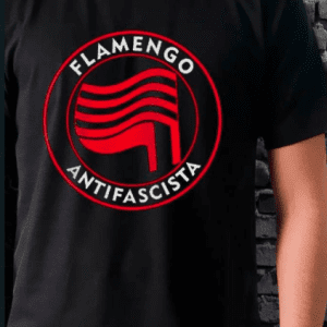 Camiseta Flamengo Antifascista camisetas políticas de esquerda