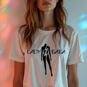 Tshirt Lady Gaga Manequim - branca
