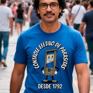 Camiseta T-Shirt Controle Efetivo de Parasitas
