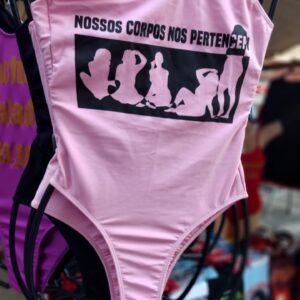 Body Rosa Bebê - Nossos Corpos nos Pertencem