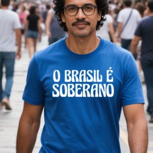 Camiseta T-Shirt O Brasil é Soberano