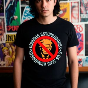 Camisa Preta - Odiamos Estupradores