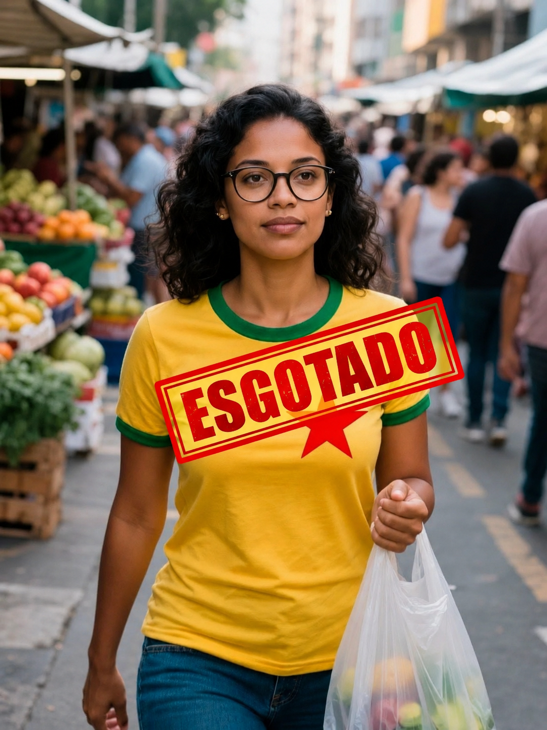 Baby Look Estrela Brasil