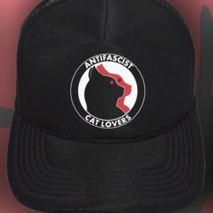 Boné Trucker "Antifascist Catlovers"