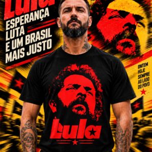 Camisa "Esperança, Luta por um Brasil Justo."